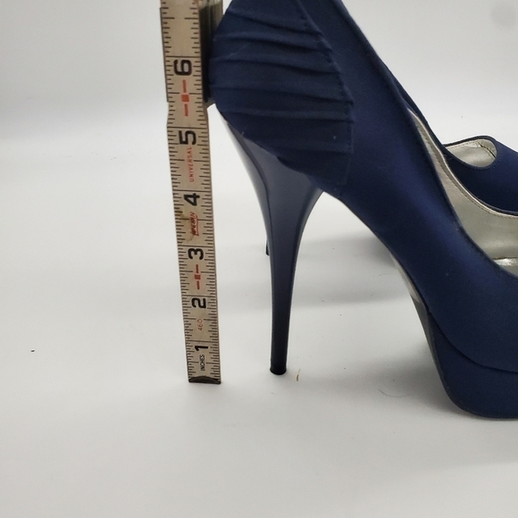 Deb Stiletto Heel Pumps Women's 7 Navy Blue - Picture 3 of 12